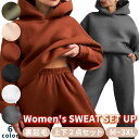 スウェット 上下セット 裏起毛 レディース 秋冬 大きいサイズ セットアップ M L XL 2XL 3XL ルームウェア ウォーキング トップス パンツ 暖かい...