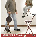 ステッキチェア 椅子になる杖 座れる杖 一本杖 一脚杖 0.8kg ステッキ チェアー プレゼント 杖 おしゃれ 三脚 椅子 杖 軽量 ワンタッチ 散歩 ハイキ...