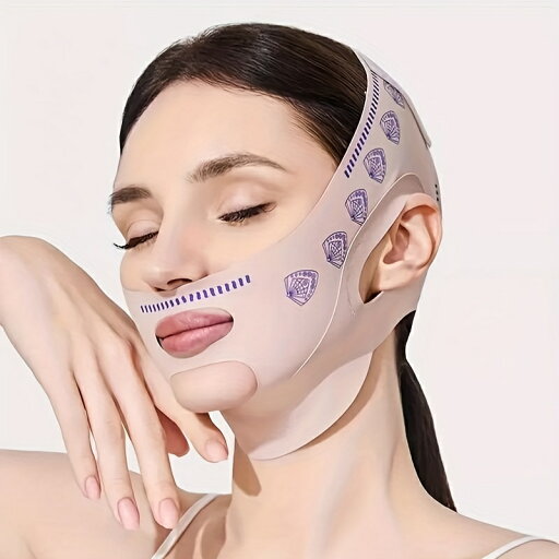 1個 フェイスリフティングストラップ フェイスライン引き上げバンデージ Vラインリフトマスク Vフェイスリフト スリーピングマスク ストラップバンド 女性向けギフト 1個 フェイスリフティングストラップ フェイスライン引き上げバンデージ Vラインリフトマスク Vフェイスリフト スリーピングマスク ストラップバンド 女性向けギフト