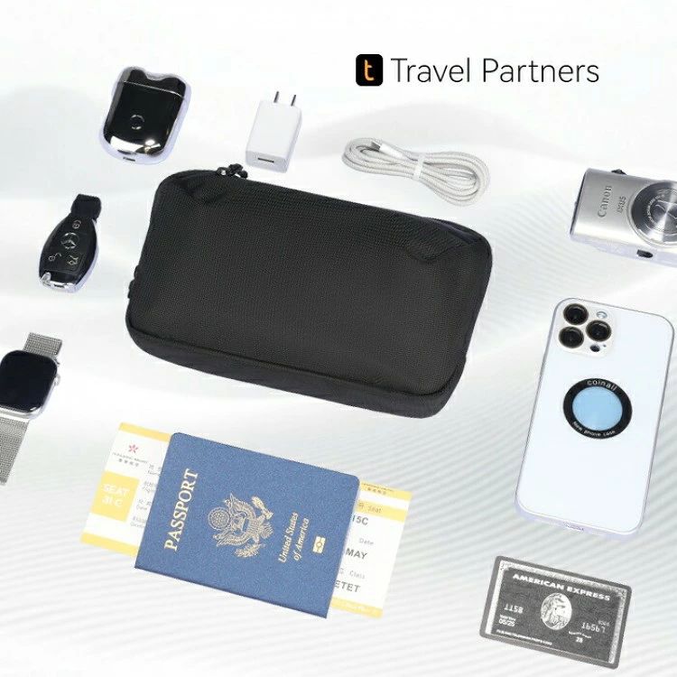 ボディバッグ メンズ ウエストポーチ 撥水加工 軽量 斜めがけ 小さめ ワンショルダー バッグ オーガナイザー 多機能 バックインバック kiracoco-10012585 キラココ パッケージ画像