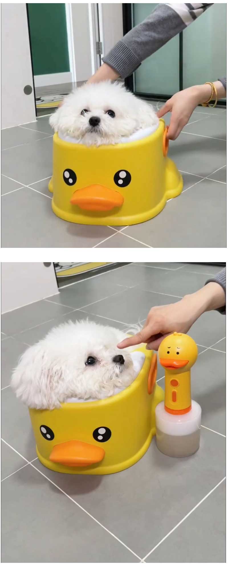 ペットバスタベビーバス 小型犬 猫 ペット ポータブル 犬 猫 入浴浴槽 小型ペット用 ペットシャワー浴槽 ペット小型犬 猫 省スペースデ