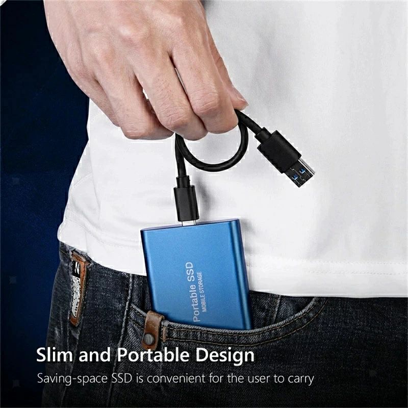 ポータブルSSD 外付けSSD 外付けハードディスク GB 1TB 2TB 4TB 超薄型ポータブル ハードディスク 静音 コンパクト 小型 高速転送