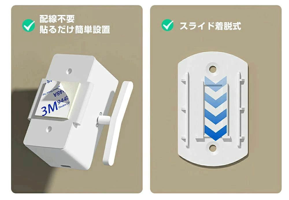 スマート電気スイッチ無線スイッチ 後付け 操作 指ロボット12-28m 遠隔操作 リモコ...