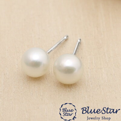5.0～5.5mmの使いやすい大きさがとてもおしゃれピアス Pt900　BlueStar