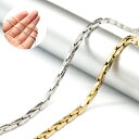 【切り売り/約1m】【スエッジ 1.2mm幅】サージカルステンレス チェーン 14K真空メッキ 金属アレルギー対応 316 チェーン アレルギーフリー ハンドメ...