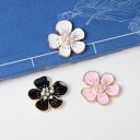 チャーム 【165.さくら 3色 2個売り】 金属チャーム【約30mm×約29mm カンなし パール】