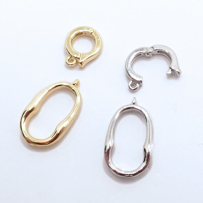 72h限定【P5倍】15%オフクーポン★クリッカー (75) グラスホルダー 付 1個売り ゴールド シルバー ネッ..