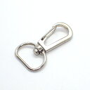 キーホルダーパーツ【26.Dカン付きナスカン】【1個売り】全長約38mm カニカン 二重カン 回転カン ばら売り バッグチャーム キーリング ストラップ チャー...