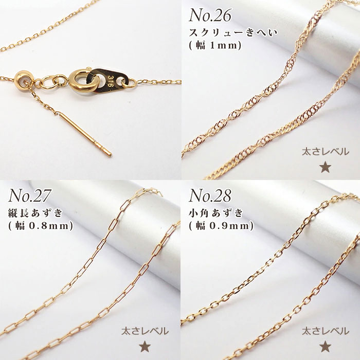 Partsworld　パーツワールドのP5倍★MAX20%オフクーポン★【約42cm ゴールド】ステンレス製(SUS316) スライドボール ネックレスチェーン 着せ替え｜アングル2