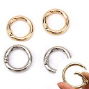 サークルカラビナ【リング】【5個売り】約23.5mm キーリング ハンドメイドパーツ アクセサリーカラビナ