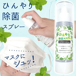 30%オフ★スーパーSALE★ひんやり除菌アロマスプレー 約80ml 【スペアミントの香り】アロマ 除菌 花粉症 対策 マスク 持ち歩き 香水 プレゼント ギフト スプレー 日本製 DIY 国内発送 自社管理