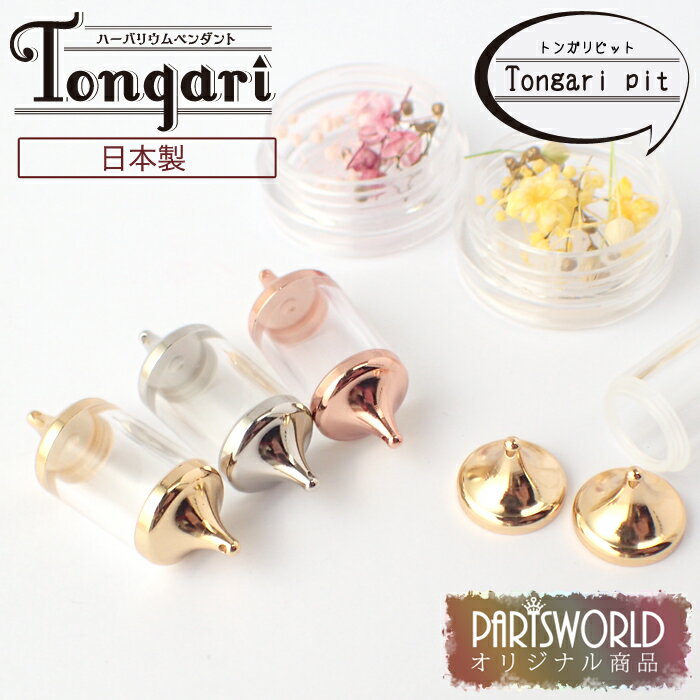 【2020新作】(本体のみ)ハーバリウム ペンダント 【Tongariシリーズ(日本製) Tongari pit】【当社オリジナル商品】 ハーバリウム お守り 印鑑 ネックレス キット ハーバリウムボールペン 高品質 ハンドメイド 自社管理 DIY 国内発送