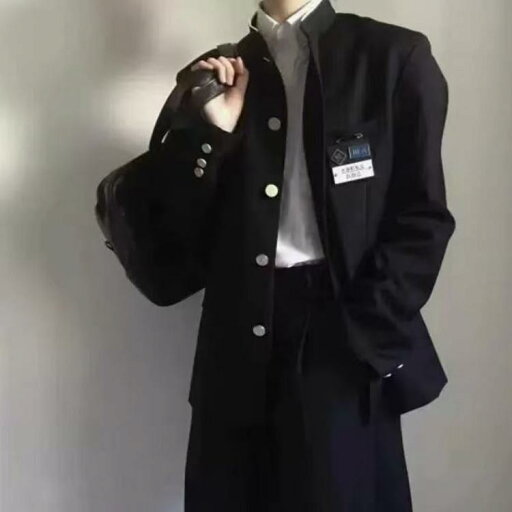 学生服 ブレザー ズボン 丸洗い 学ラン ジュニア 制服 男子 上着 詰襟 入学式 3点セット 長袖シャツ ラウンド襟 ボーイズ スラックス ジャケット スクール 学生服 高校生 中学生 通学 学生服 メンズ ウエストゴム 卒業式 コスプレ衣装 仮装 黒