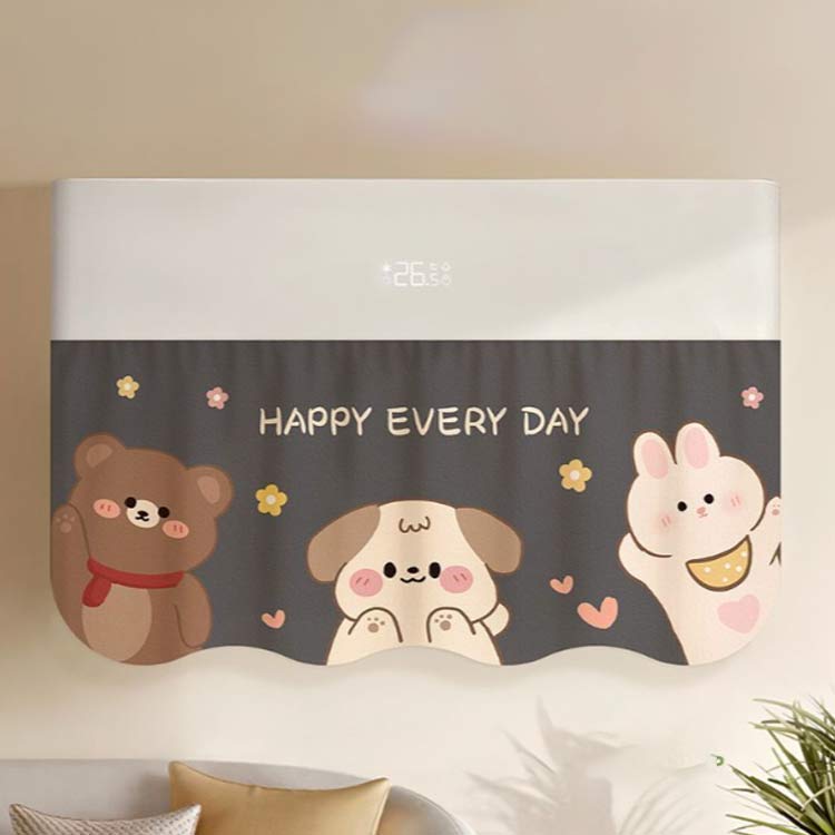 エアコン風よけ 室内 穴を開けない エアコン 空気出口 風よけ 布製 直撃風防止 透け感 小窓 風よけ 冷房対策 風よけスリム 和風 貼り付け 室内機カバー 風除け カフェカーテン 目隠し エアコン 簡単取付 お風呂 本棚 玄関