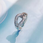 新作Terse　紐を結んだようなデザインCZダイヤ指輪「心を結ぶ」「縁を結ぶ」「運を結ぶ」という意味が込められており、縁起のよいフォークリングとされています　ホワイトデーギフト プレゼント 贈り物 フリースタイル 女性 彼女 妻 嫁娘 母の日 サイズフリー　rs0279as