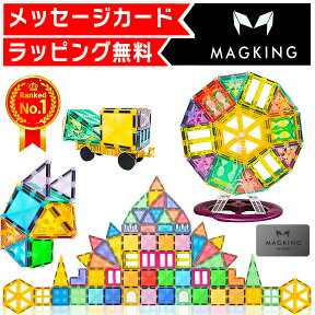 【1年保証★ラッピング無料】マグキングブラザー スロープ 観覧車 マグネット ブロック マグネットブロック おもちゃ 玩具 磁石 知育玩具 磁石おもちゃ マグネットおもちゃ 2歳 3歳 4歳 5歳 6歳 女の子 男の子 子供 誕生日プレゼント プレゼント 誕生日 幼稚園 保育園 入園