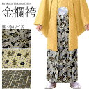 メンズ 紳士袴 行灯袴 金襴袴 袴 行灯 3号 4号 5号 6号 7号 8号 9号 単品 紳士 男物 男 おとこ はかま 結婚式 成人式 卒業式 謝恩会 小学生...