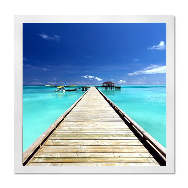 【スーパーセール限定価格】 アートパネル 楽デコ ブルーブルー 海 静物 アートフレーム 玄関に飾る絵画 絵画 インテリア 壁掛け 額入り 額装込 リビング 玄...