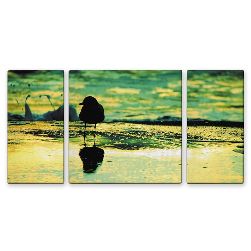 【スーパーセール限定価格】 アートパネル シーガル ウミネコ 海 風景 3枚セット アートフレーム 壁飾り インテリア アートパネル 絵画 インテリア 壁掛け ...