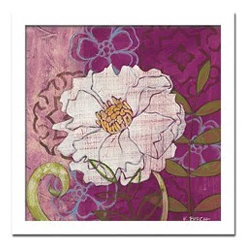 【スーパーセール限定価格】 アートパネル Kate Birch画 白いシャクヤク2 花 アートフレーム 玄関に飾る絵画 絵画 インテリア 壁掛け 額装込 リビン...