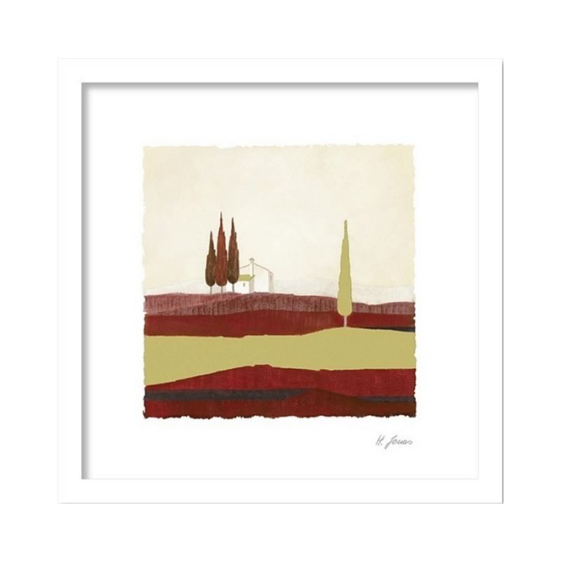 【スーパーセール限定価格】 アートパネル JONAS HORST CONCENTRATION IN RED I 風景 アートフレーム 玄関に飾る絵画 絵画 イン...