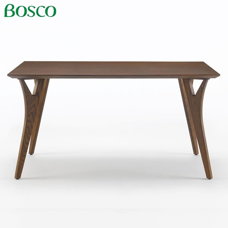 Bosco ボスコ 家具 ダイニングテーブル135 DB ダークブラウン色 シンプル モダン家具調の自然派シリーズ 北欧 ミッドセンチュリー家具 おしゃれ Di...