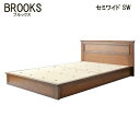 ブルックス BROOKS ベッドSW 北海道家具 旭川 民芸 ナラ材 オーク材 ベッドアンティーク家具調 加藤木工(3)