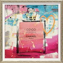 【スーパーセール限定価格】 絵画 ブランド キャンバスアート 「 パフューム グラフィティ(スクエアSS) 」 ブランド 絵画 インテリア キャンバス 絵画 イ...