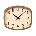 シャンブル R-SQUARE CLOCK ウォールナット 電波時計 ウォールクロック 壁掛け時計 ロマン レトロ モダン 時計 アンティーク雑貨 インテリア 雑貨 アンティーク おしゃれ 時計