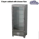 ダルトン DULTON 5 レイヤーキャビネット ウィズ ドロワー Raw色 5 LAYER CABINET WITH DRAWER RAW おしゃれ 飾り棚 インダストリアル家具 おしゃれ 家具 オフィス カフェ 工業用スタイル