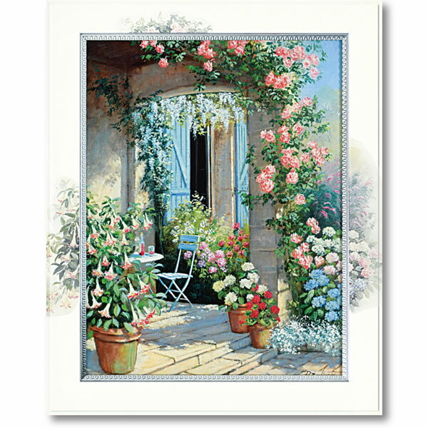 【スーパーセール限定価格】 ピーター モッツ 「 カーサ ラヴェンナ 」 Lサイズ Peter Motz ピーターモッツ 絵画 インテリア 壁掛け 絵画 額入り...