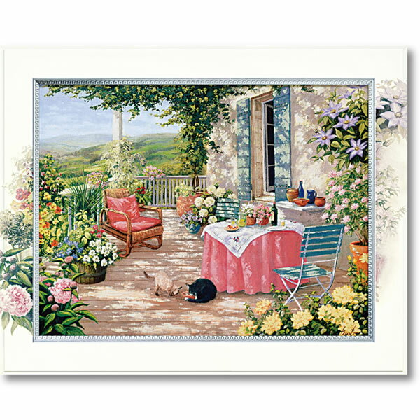 【スーパーセール限定価格】 ピーター モッツ 「 カーサ ロッサ 」 Lサイズ Peter Motz ピーターモッツ 絵画 インテリア 壁掛け 絵画 額入り イ...