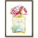 【スーパーセール限定価格】 絵画 ブランド キャンバスアート 「 パフューム ボトル1(Lサイズ) 」 オマージュ シャネル パネル オマージュキャンバスアート...