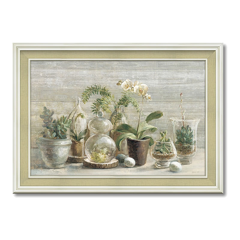 【スーパーセール限定価格】 絵画 インテリア ダンフイ ナイ 「 グリーンハウス オーキッド 」 特殊ゲル加工 絵画 静物 花 絵画 風景画 パネル インテリア...