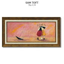 インテリア 絵画 サムトフト 絵画 「 スニーキー ワン 」 63.5 × 32.5cm イギリス作家 Gel加工 Sam Toft 絵画 インテリア 壁掛け 絵画 額入り 絵画 ポスター 絵画 海 インテリア 雑貨 アンティーク ヨーロピアン インポート 複製画 ポスター インテリア 北欧