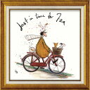 インテリア 絵画 サムトフト 絵画 新作 「 お茶の時間 」 Gel加工 Sam Toft 絵画 インテリア 壁掛け 絵画 額入り 絵画 ポスター 絵画 海 インテリア 雑貨 アンティーク アンティーク調 ヨーロピアン インポート 複製画 ポスター インテリア 北欧