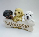 【スーパーセール限定価格】 ガーデンアクセサリー ドッグボーンウェルカム(Welcome) 犬の置物 玄関 ガーデニング雑貨 アンティーク インテリア 雑貨 インテリア 置物 アンティーク雑貨 インポート雑貨 ヨーロピアン雑貨