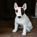 犬 置物 陶犬 陶器製 輸入雑貨 インテリア雑貨 置物 おしゃれ 雑貨 アンティーク インポート 父の日 ギフト(3)