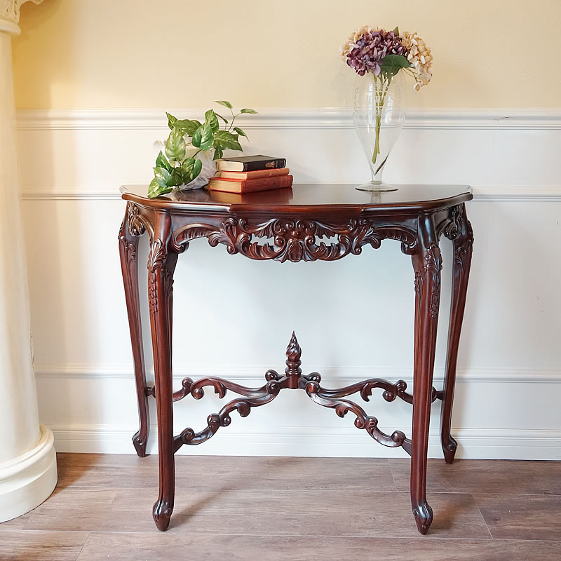 【スーパーセール限定価格】 コンソールテーブル アンティーク 飾り台 英国家具 Bally William (バリーウィリアム社 マホガニー材 おしゃれ 家具 ...