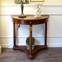 イタリア家具 TOSATO トサート コンソールテーブル 木製 半円 コンソールテーブル アンティーク Italy Console table 輸入家具 おしゃ...