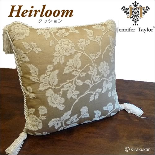 センスのいいクッション ジェニファーテイラー Jennifer Taylor クッション Heirloom ヘアルーム 【 あす楽 】 座布団 cushion マット おしゃれ クッション ジェニファー テイラー クッション ソファー インテリア 雑貨 アンティーク アンティーク 小物 リビング