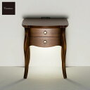 カンティーニュ CONTINUE NIGHT TABLE ナイトテーブル フットライト付 アンティーク色・ホワイト色 2色あり【 開梱設置 送料無料 人気 おし...