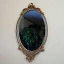鏡 壁掛け アンティーク クラシック壁掛けミラー オーバル ゴールド 鏡 Mirror ミラー鏡 壁掛け アンティーク 壁掛け 鏡 ロココ クラシック 鏡 ミラ...