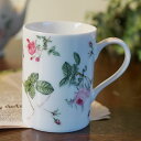 ルドゥーテ 食器 バラ図譜 マグカップ 薔薇 陶磁器 輸入雑貨 おしゃれ 雑貨 生活雑貨 テーブルウェア アンティーク調 ヨーロピアン アンティーク風 インポート ヨーロッパ