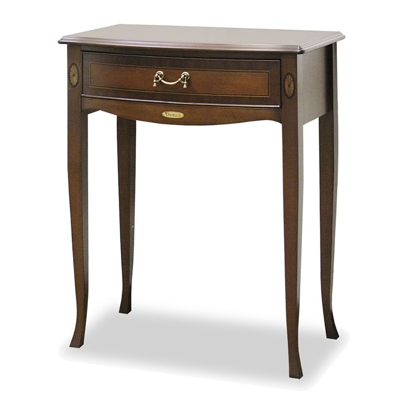 東海家具 ベネチア Venezia コンソールテーブル アンティーク 開梱設置込み 輸入家具 おしゃれ 家具 マホガニー コンソールテーブル 玄関 スリム 象嵌...