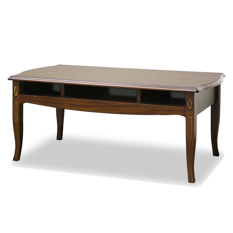 東海家具 ベネチア Venezia センターテーブル LT95 リビングテーブル 開梱設置込み 輸入家具 おしゃれ 家具 マホガニー 猫脚 センターテーブル ウ...