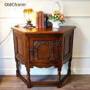 Old Charm オールドチャーム社 コンソールテーブル 英国製 アンティーク ヴィンテージ 中古 人気 おしゃれ オールドチャーム キャビネット サイドボー...