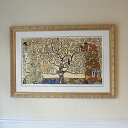 絵画 インテリア クリムト 生命の樹グスタフ クリムト 画 「 生命の樹 Tree Of Life 」 版画 200枚 限定版 ビンテージ 絵画 インテリア 壁...
