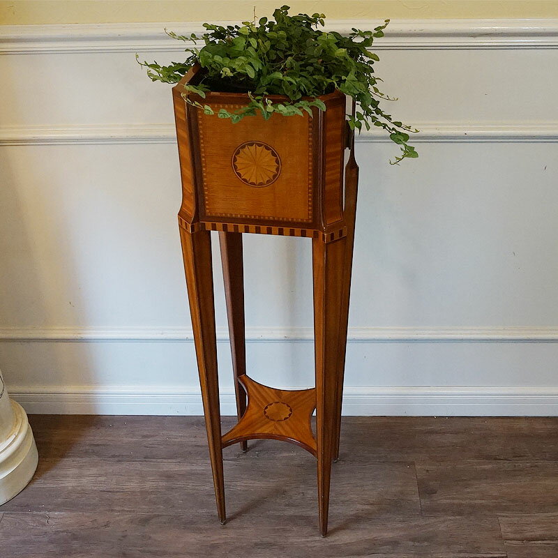 ヴィンテージ ジャンセン プランタースタンド 木製 USED ヴィンテージ家具 おしゃれ 人気のブランド家具 ジャンセン社 インドネシア製