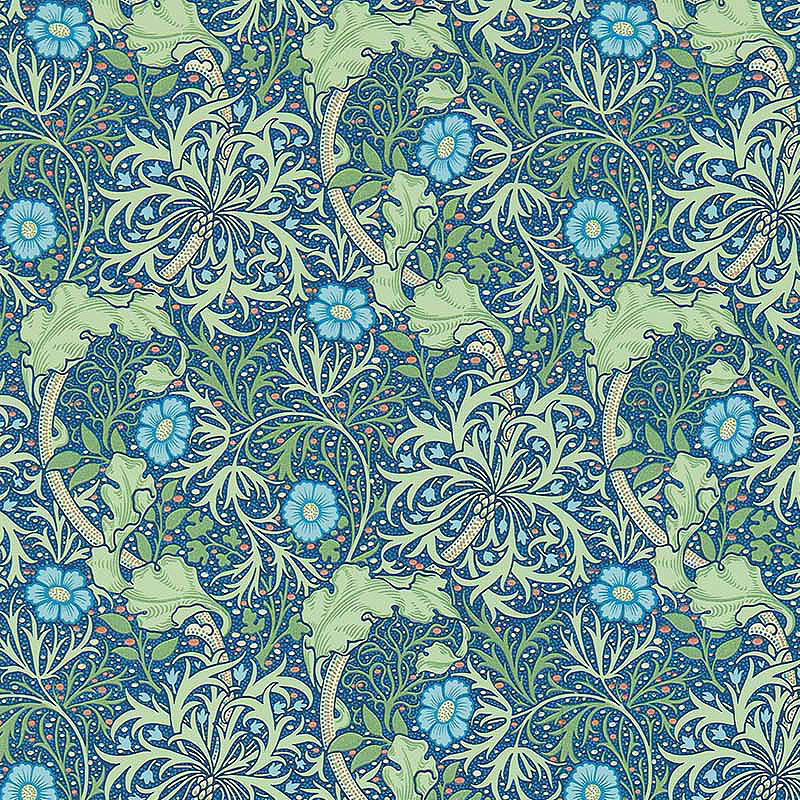 ウィリアムモリス 壁紙 英国製 「 Morris Seaweed 214713 シーウィ 海藻 」 空輸 直輸入 おしゃれ 壁紙 ウォールペーパー クロス 輸入...